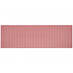 Grila/plasa tuning bara din plastic, 120X40 cm, red wine/rosu, stil fagure