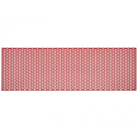 Grila/plasa tuning bara din plastic, 120X40 cm, red wine/rosu, stil fagure