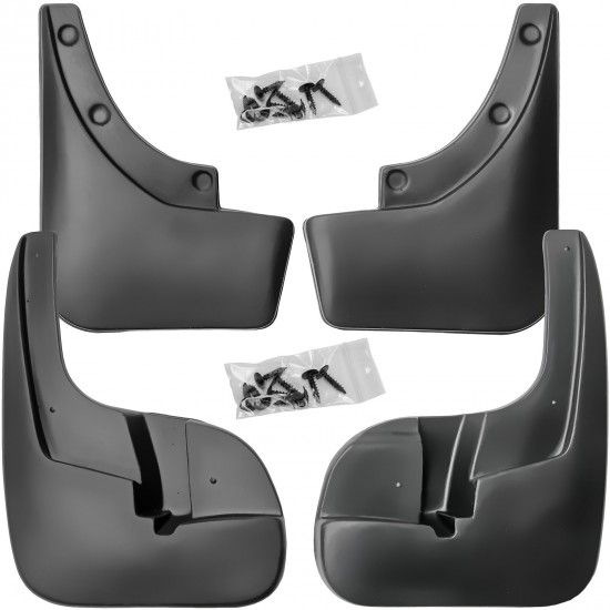 Set de 4 aparatori de noroi fata si spate pentru Dacia Sandero II, 2 2012-2020
