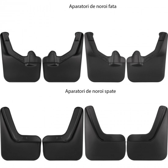 Set de 4 aparatori de noroi fata si spate pentru Chevrolet Escalade V din 2020, Suburban din 2020, Tahoe din 2020, GMC Yukon din 2020