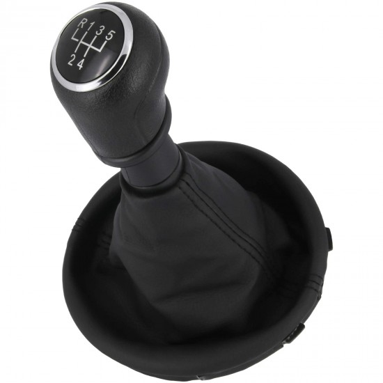 Nuca si manson schimbator manual 5 trepte negru pentru VW T5 din 2003-2015