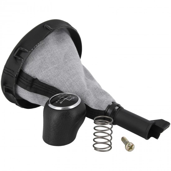 Nuca si manson schimbator manual 5 trepte negru pentru VW T5 din 2003-2015