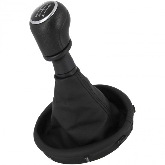 Nuca si manson schimbator manual 6 trepte negru pentru VW T5 din 2003-2015