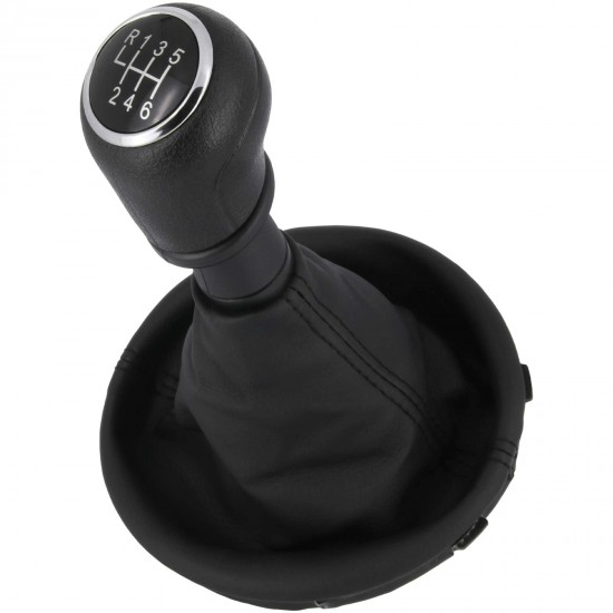 Nuca si manson schimbator manual 6 trepte negru pentru VW T5 din 2003-2015