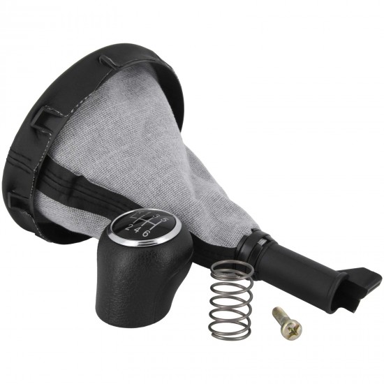 Nuca si manson schimbator manual 6 trepte negru pentru VW T5 din 2003-2015