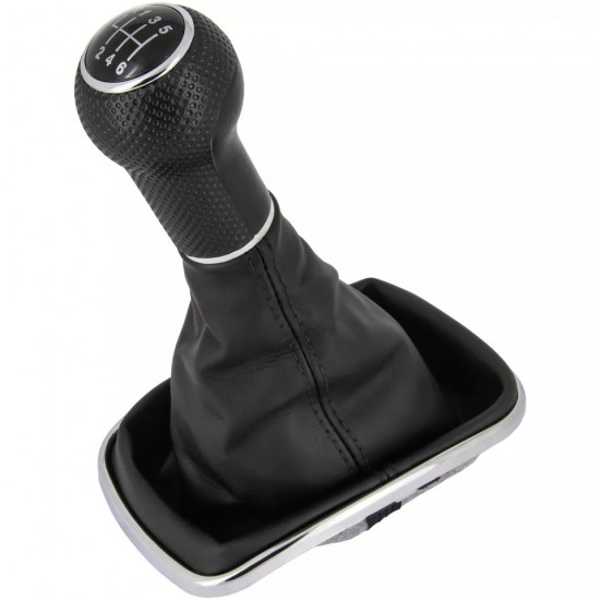 Nuca si manson schimbator manual 6 trepte negru pentru VW Bora, VW Golf IV, 4