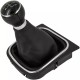 Nuca si manson schimbator manual 5 trepte negru pentru VW Golf 5, 6 2003-2016, Jetta V 2005-2010