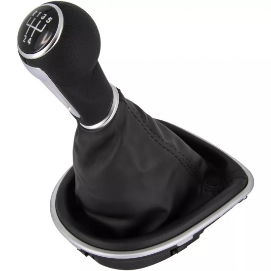 Nuca si manson schimbator manual 5 trepte negru pentru Seat Altea, Altea XL, Leon II 1P, Toledo 5P