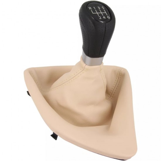  Nuca si manson schimbator 6 trepte manual bej pentru BMW Seria 1 E82, E88, E81, E87