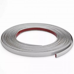 Rola banda gri premium autoadeziva pentru decor, auto 5m x 25mm