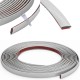 Rola Banda decorativă gri premium autoadezivă pentru decor 5m x 30mm, rezistentă la umezeală