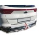 Ornament protectie bara spate/portbagaj crom Kia Sportage 4, IV din 2015-07.2018