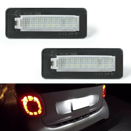 Lampi numar LED pentru Smart Fortwo Coupe/Cabrio C450, A450, C451, A451
