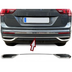 Ornamente cromate tobe/bara spate Volkswagen Tiguan II, Allspace facelift din 2020